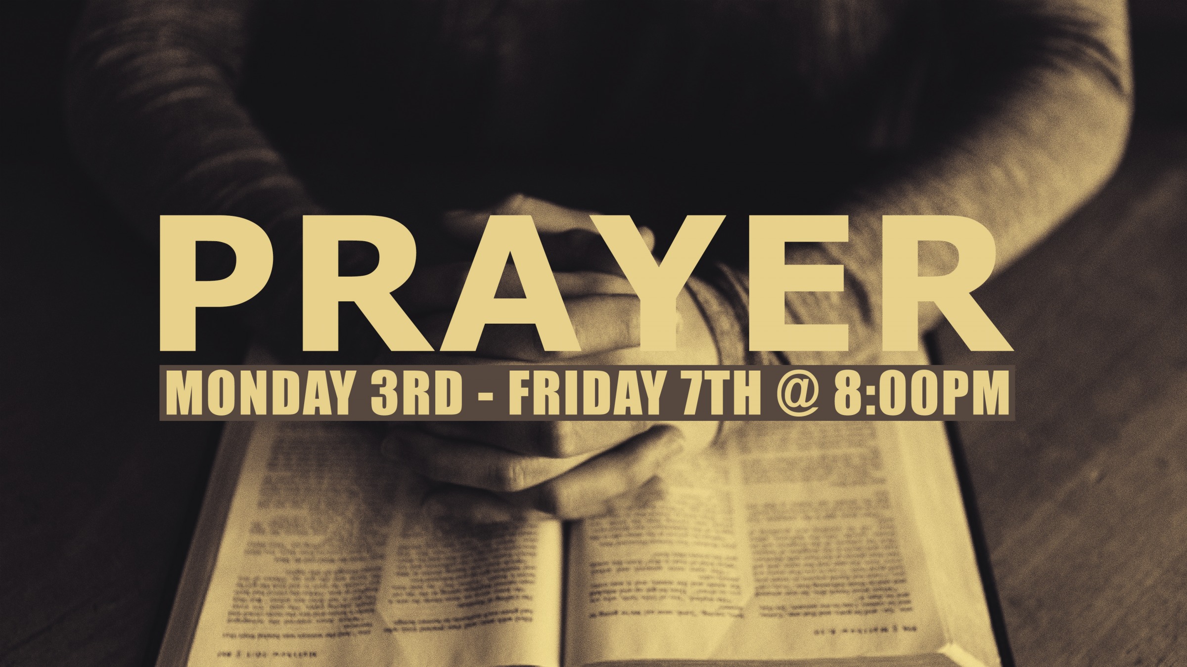 Week of Prayer - Missions - Carrickfergus Baptist Church