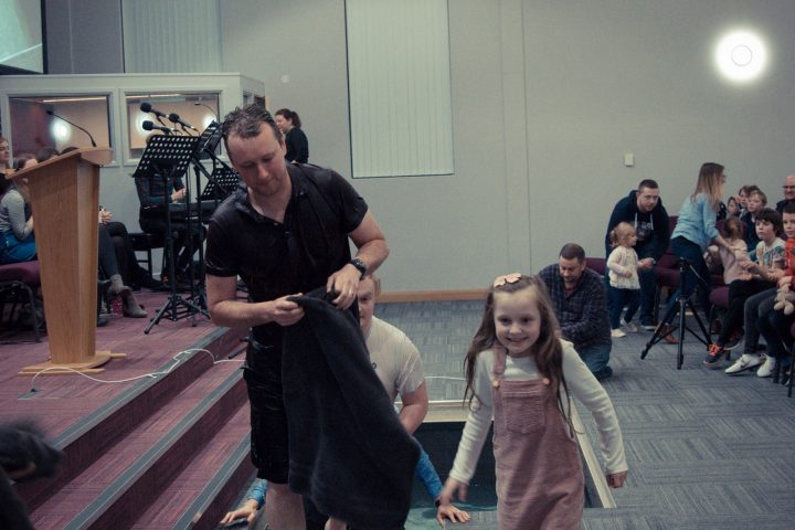 Baptism - Peter & Janice Gray - Carrickfergus Baptist Church